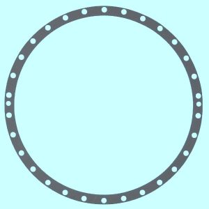 1942-1948 Cadillac Torus Cover Gasket 15032E