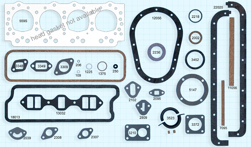 1951-1954 Studebaker Engine Rebuild Set RS559