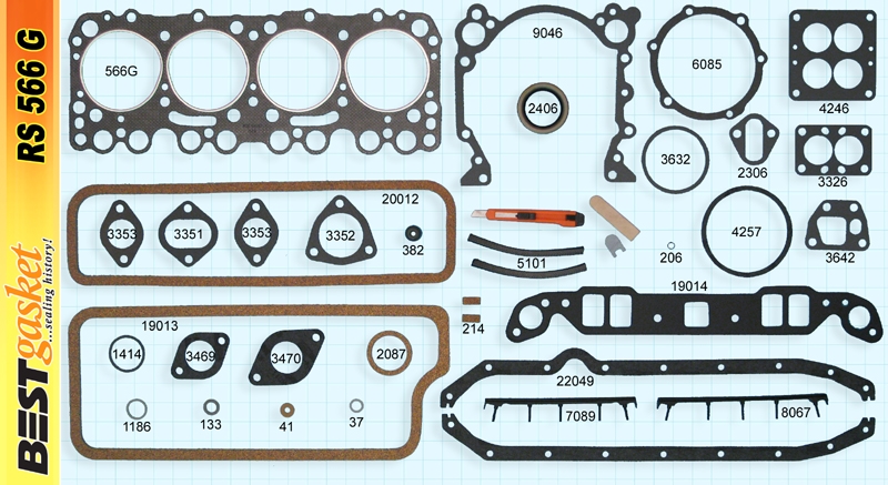 1949-1953 Oldsmobile Engine Rebuild Set RS566G